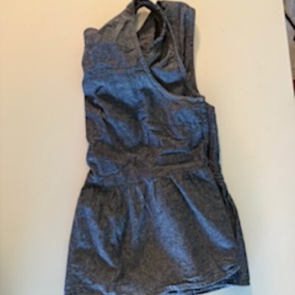 Women's Altar'd State Cropped Tank Top Blouse with Tie Bow Back - Picture 3 of 8